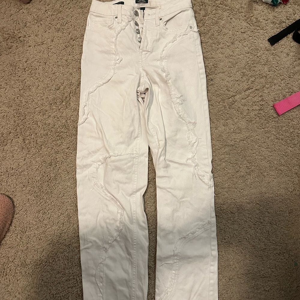 Wild Fable White Straight Leg Jeans